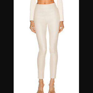 SPRWMN Leather Ankle Legging in Off-White Size Small NWT